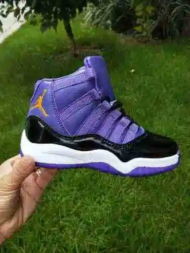 Jordan 11 nueva combinación de colores zapatos para niños 28-35