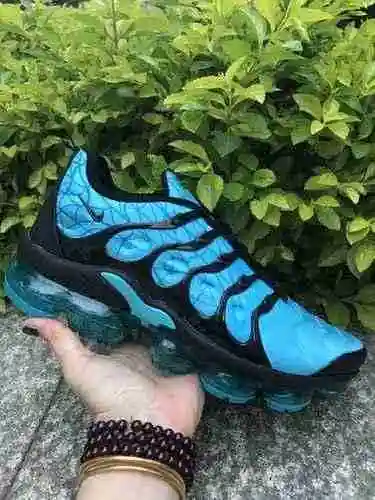 Nike Zapatillas para correr Nike Air Vapormax Plus con amortiguación de aire para hombre 924453-301 