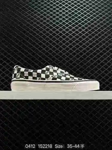 90000 Vans Raw Rubber Checkerboard Checkers Anaheim Aut Checkerboard Checkers Blanco y Negro Suela d