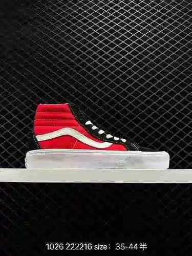 Vans Sk8 Hi im Vans Zapatos altos con cuadros Zapatos casuales de moda cómodos y versátiles para hom