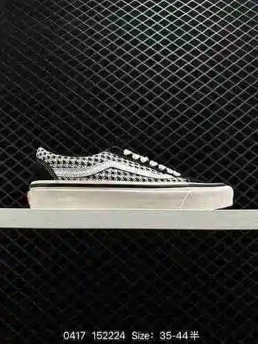 2 Vans VANS OLD SKOOL Anaheim serie Pata de gallo zapatos retro americanos de calle VNA4BW3YER Tamañ