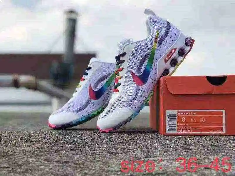 NIKE SHOX REAX RUN耐克编织 白七彩36-45.webp