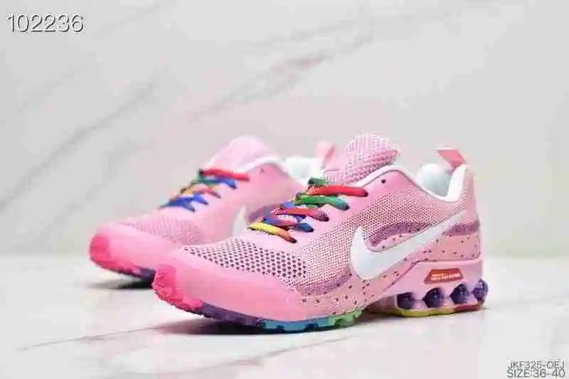 NIKE SHOX REAX RUN耐克编织 粉红七彩36-40(1).webp