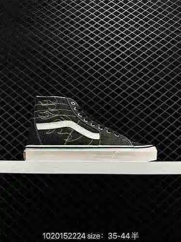 Vans Sk8-Hi TAPERED Washed Denim Seasonal New/Vintage Washed Denim/Llama bordada Nueva versión Clási