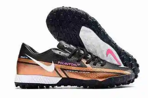 Llegó/heredado) Nike Phantom GT2 Super Running Hierba tejida Nail MD Suela Bota de fútbol Nike React