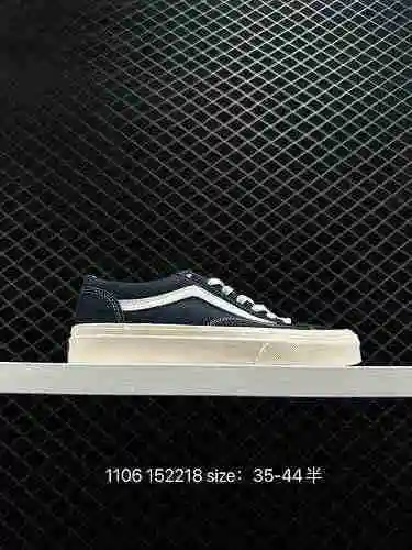 9 Vans Vault OG Style 36 Retro Negro Blanco Quanzhilong Short Head Edición especial Zapato skate Sue