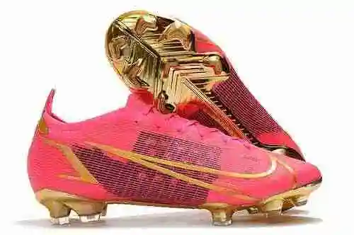 Llegada) Nike Assassin 14th Generation Amarillo Negro Conjunto Low top Waterproof Knit FG Bota de fú