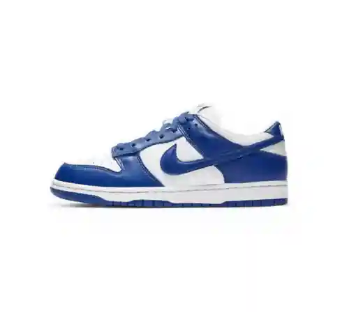 Nike dunk low" Kentucky" Blanco azul CU1726-100 (36-47.5) con media talla