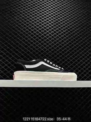 VANS Vance Style 36 Tabla de zapatos casuales de corte bajo para hombres y mujeres con encaje de flo
