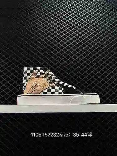 6 zapatos de tabla Vans, Bóveda de mano sin banda con la marca Imran Potato Co Sk8-Hi VR3 LX High To
