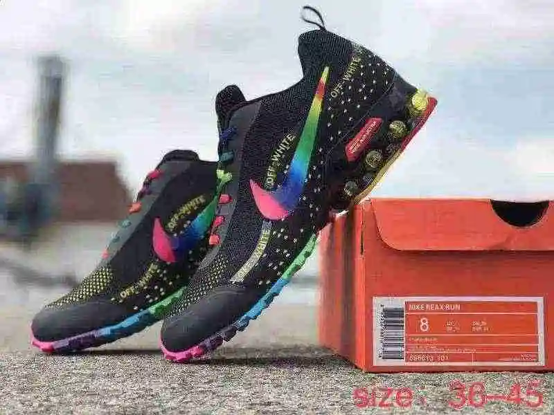 NIKE SHOX REAX RUN耐克编织 黑七彩36-45.webp