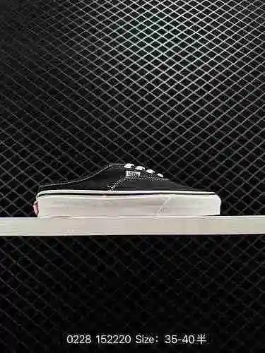 Nuevo producto de Qifan VANS FANS AUT Clásico semirremolque bajo en blanco y negro Tablero de zapato
