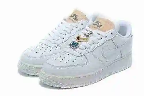 Nike Air Force 1 número de artículo genuino de doble piel: CZ7377-100 Crystal Diamond 36-45