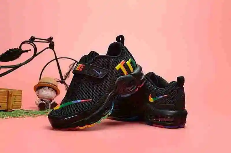 耐克 Nike Mercurial Air Max Plus Tn 滴塑童鞋 黑七彩28-35 (3).webp