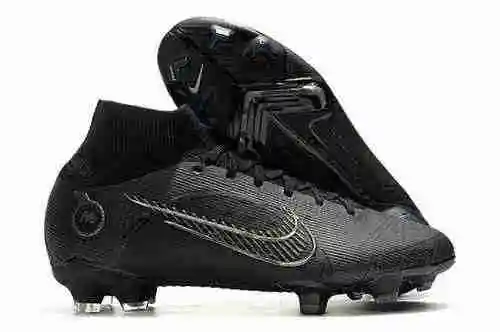 Llegó/heredado) Nike Assassin's 14th Half Generation All Black All Knit Waterproof FG Bota de fútbol