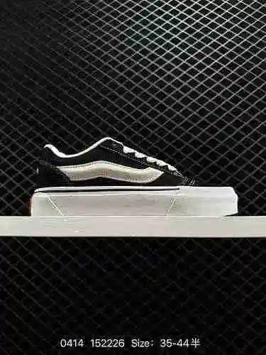 3 VANS x Imran Potato Co-branding Fat Big Logo Los zapatos de lona en blanco y negro utilizan princi