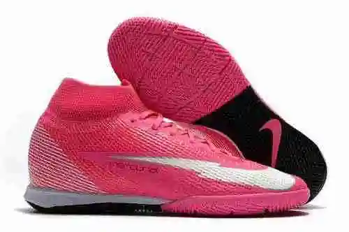 Llegada) Nike Assassin's 13th Generation High Top Waterproof Knit Flyknit Bota de fútbol plana para 
