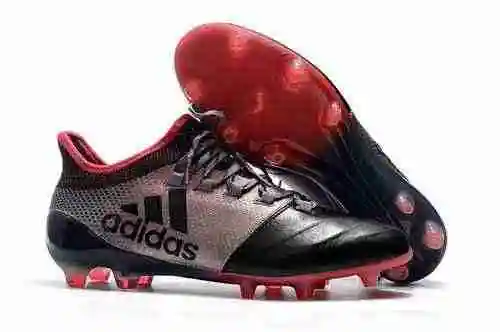 Llegó/heredado) Adidas X17.1 serie cuero TPU clavo Bota de fútbol adidas X 17.1 cuero FG39-45