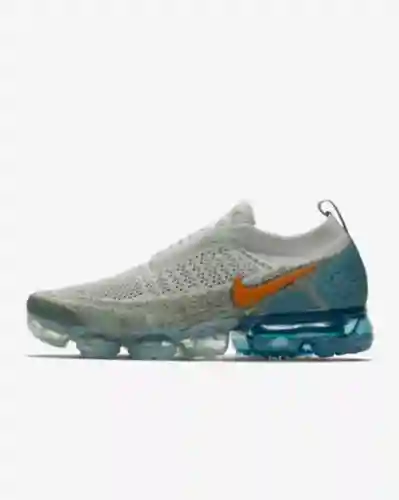 Nike Nike Air VaporMax FK Moc 2 2018 Cojín de aire 2.ª generación con cordones Plata claro Gris barr