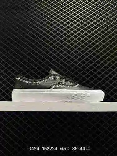 Auténticos 44 Cool Black Comfort Board Shoes oficiales de Vans White Mountain, marca conjunta VANS c