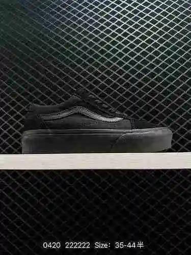 Vans genuinos VANS Zapatos casuales Skate Old Skool Solid Lace Up Suede Zapatos de tabla de moda Tam