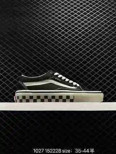 4 Zapato de skate profesional Vans Translucent Rubber Classic Chessboard con suela de gelatina Talla