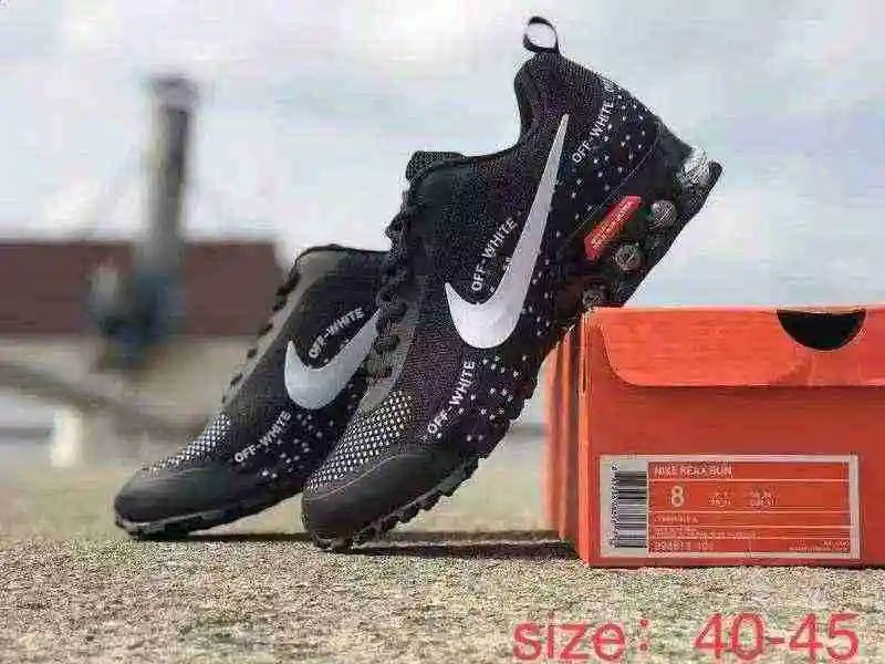 NIKE SHOX REAX RUN耐克编织 黑白40-45.webp
