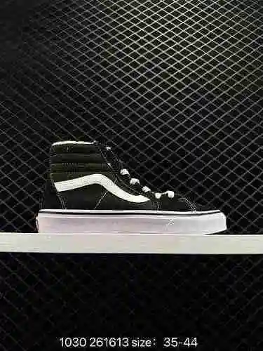 65 felpa Vans Vans Classic SK8-Hi Corte alto Moda Vintage Zapatos de lona Zapatos deportivos casuale