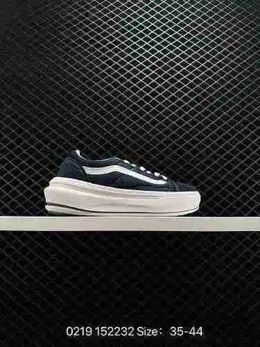 6 exclusivas aberturas de molde principales de peso pesado ‼️ Vans Navy Blue Thick Bottom Ultra Ligh