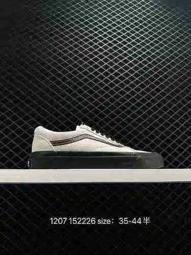3 Los zapatos vulcanizados de lona bajos oficiales Vans Old Skool negro gris Oreo Vance son casuales