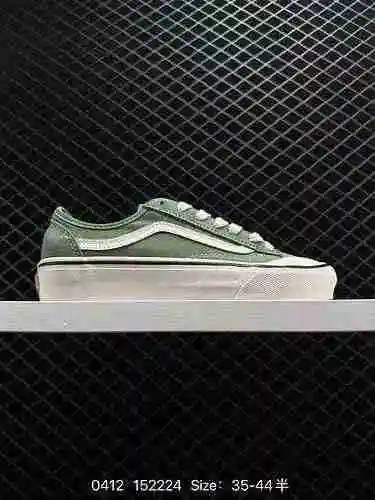 Vans Official Style 36 Decon VR3 SF Matcha Green Retro Zapatos de mesa genuinos para hombres y mujer