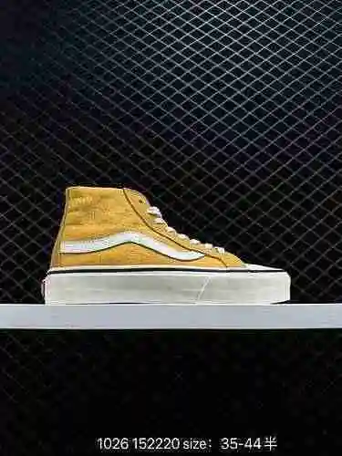 Nuevo producto de otoño amarillo trigo. Vans Vans 222 serie deportiva y de ocio Serie SK8-Hi SF Baot