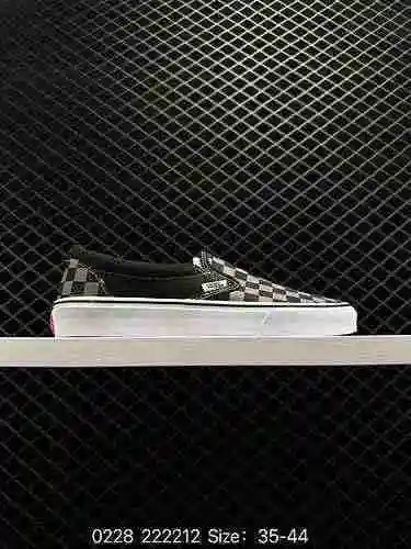 Vans Classic Slip-On Vans One Step Chessboard Zapatillas bajas a cuadros Serie clásica Zapatos de ta