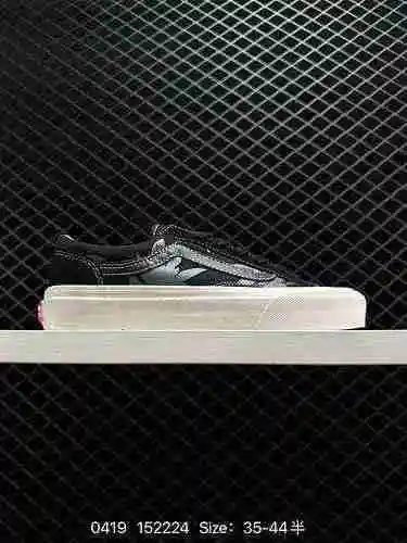 2 procesos de vulcanización Vans/Vans Style 36 Cecon SF hojas de arce negro. Nueva combinación de co