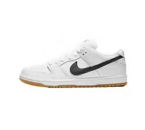 Nike SB Dunk Low Orange Label Blanco y negro CD2563-100 (36-47.5) con media talla