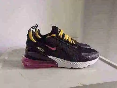 Nike Air Max 270 Negro Púrpura Amarillo 36-45