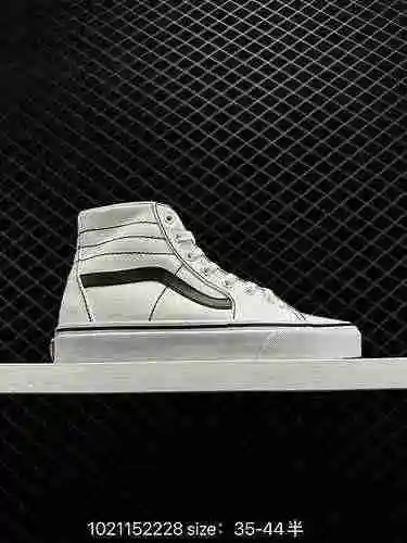 Vance VANS SK8-HI TAPERED Canvas Zapato de lona blanco clásico con estilo de zapato SK8 clásico Moda
