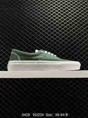 2 VANS Vance Nuevo producto ERA Verde Antideslizante Durable Zapatos de tabla baja para hombres y mu