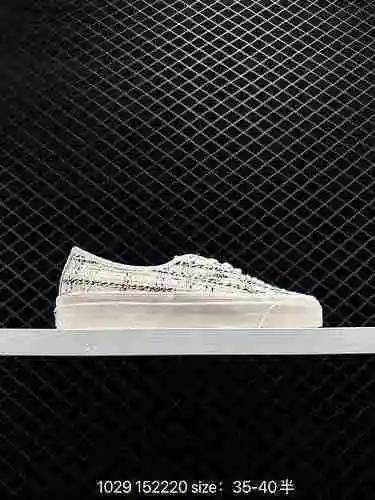 Vans Vault OG Authentic LX Little Fragrant Wind Fragante tela clásica de flores de tweed de la abuel
