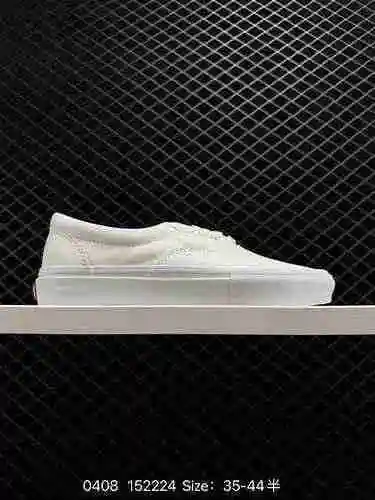 Zapatos de skate de cuero Vans Era, informales, antideslizantes y resistentes al desgaste, para homb
