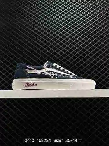 Vans Era zapatos skate de cuero de moda casual antideslizantes y resistentes al desgaste zapatos de 
