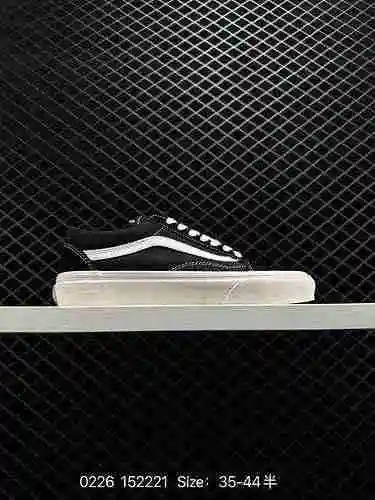 5 Vans Official Old SKool VR3 Classic Small Black Shoes Tabla de zapatos informal simple para hombre