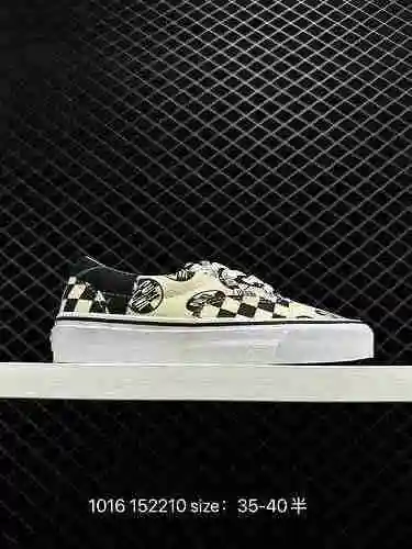 5 procesos de vulcanización Vans/Vans Logotipo auténtico Flor de anacardo impresa Empalme vintage El
