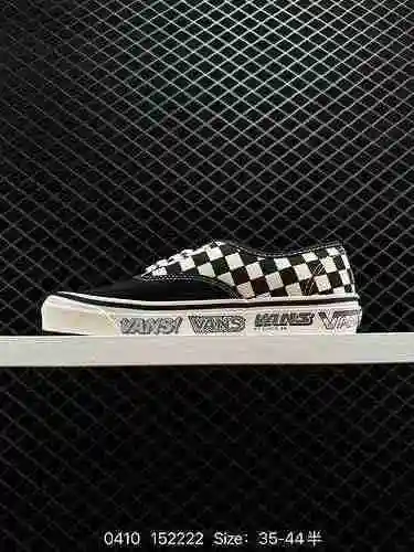 Vans Authentic Anaheim Zapatos de tablero informales, versátiles y a la moda en blanco y negro con t
