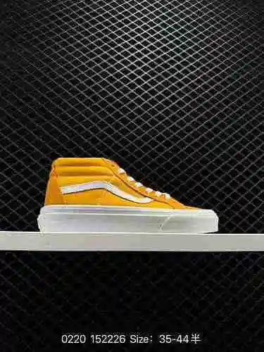 Vans Oficial Candy Green Side Stripe Sk8 Mid Mid Top Board Shoes para hombre y mujer Zapatos deporti