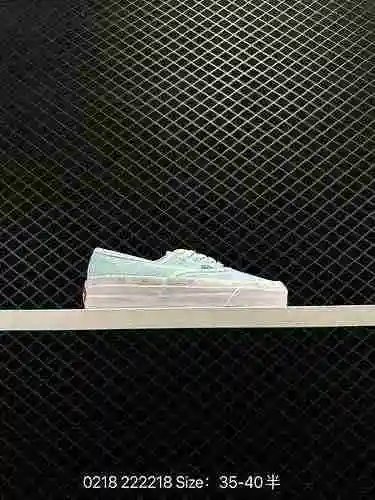 9 VANS/Vance Vault OG Authentic LX ¡Zapatos de cuadros de lona informales, versátiles y de corte baj
