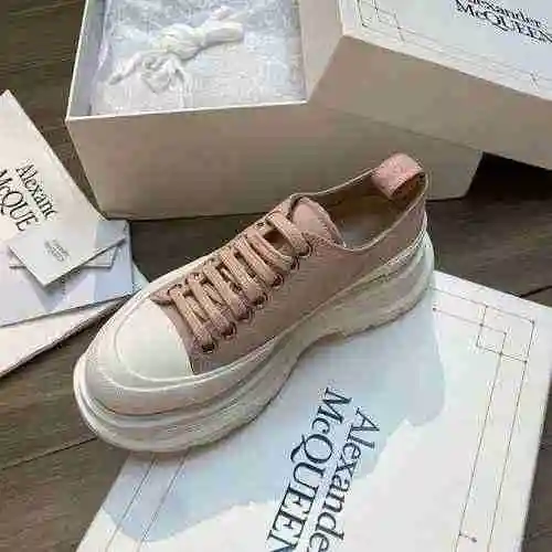 1662360 Lo último en zapatos blancos de moda estilo pareja de McQueen 35-44