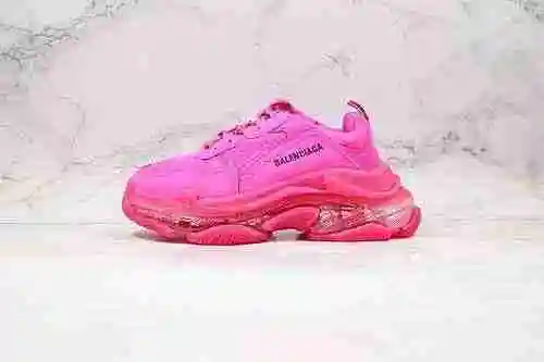 D80 | Soporte para almacenar y freír la calle, ok, cojín de aire Balenciaga original puro, rosa fluo