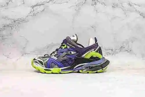 G00 | Apoye el lanzamiento en la segunda tienda del Balenciaga Track 4.0 verde violeta de la cuarta 