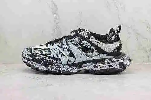 D90 | Apoye el lanzamiento de la segunda tienda versión i8 Balenciaga 3.0 impresión graffiti zapatos